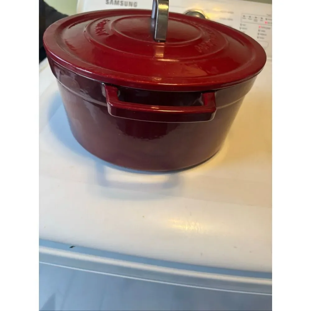 Martha Stewart Cast Iron 6 Qt. Round Dutch Oven